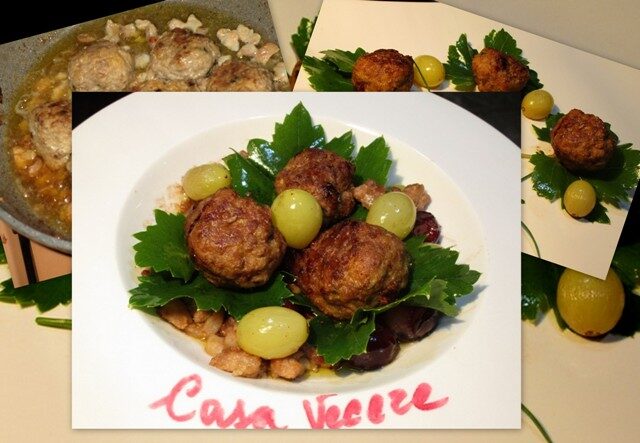Polpettine con l’uva
