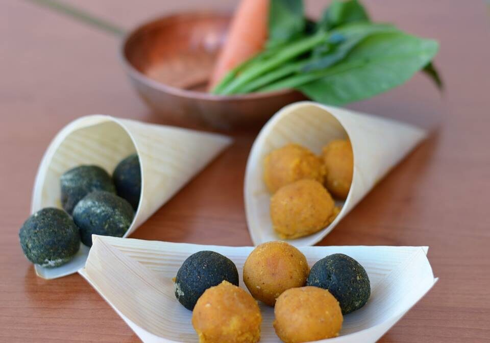 Polpettine di carote e spinaci