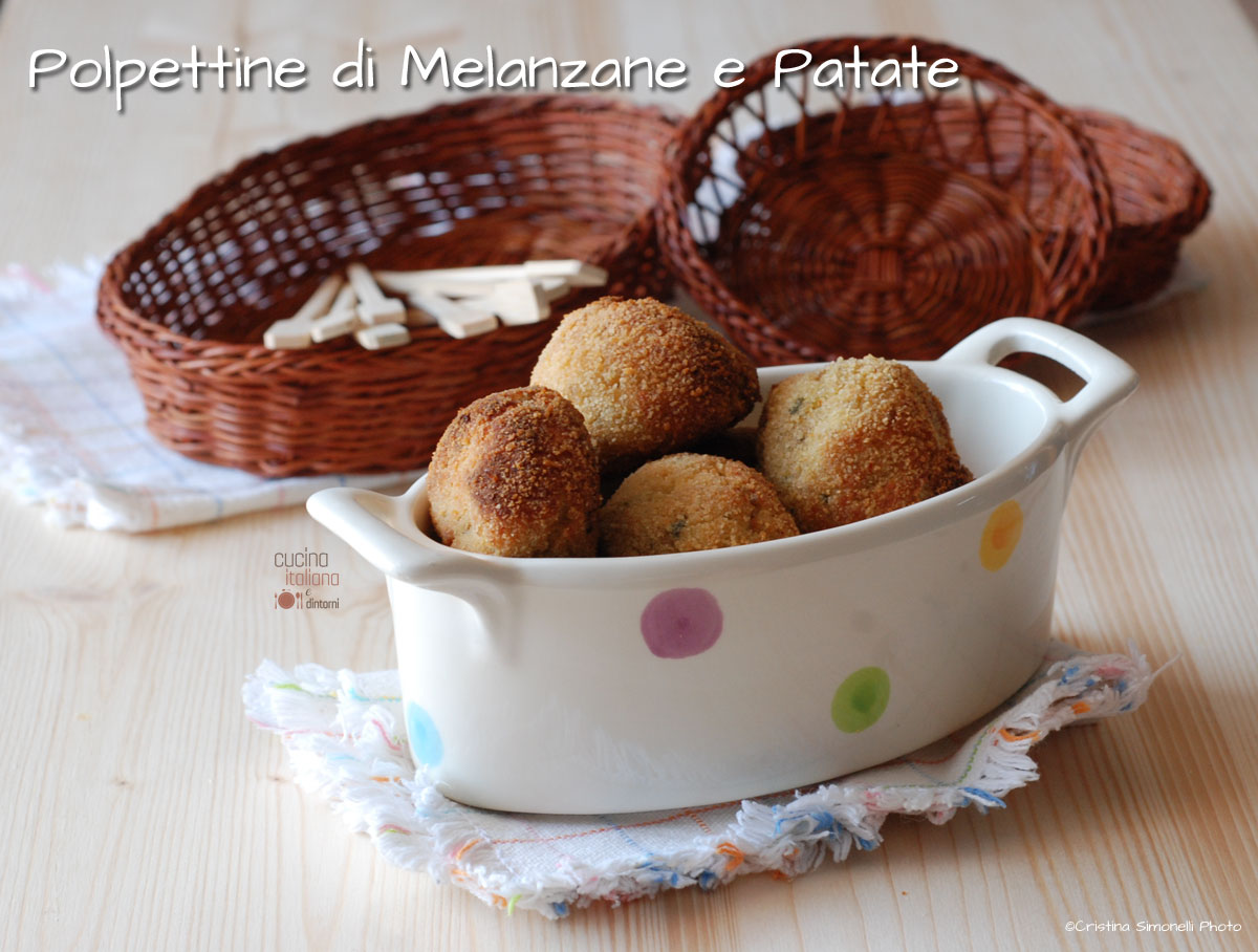 Polpettine di melanzane e patate