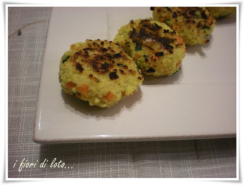Polpettine di miglio alle verdure