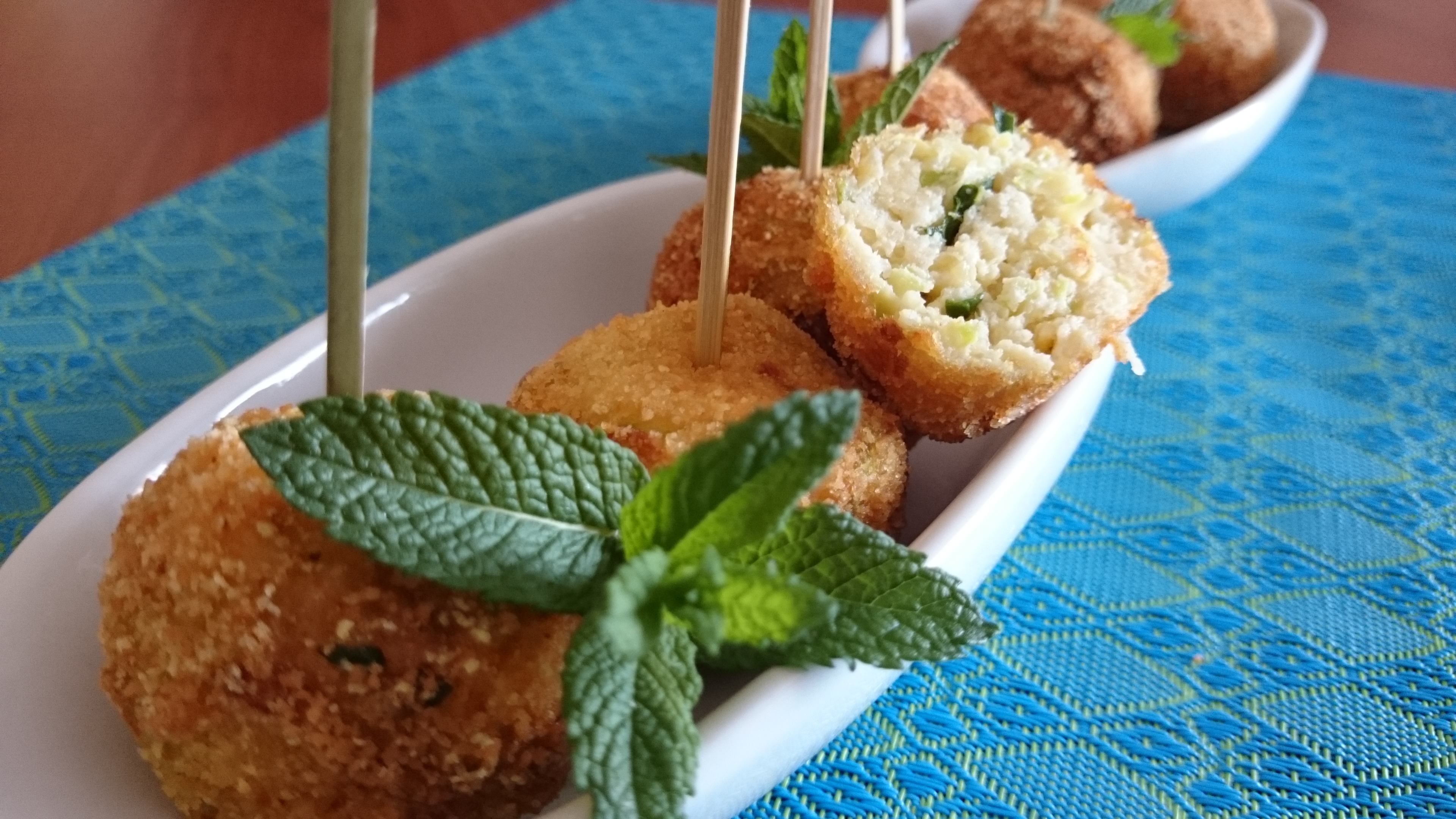 Polpettine di ricotta e zucchine