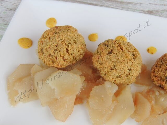Polpettine di tofu con olive