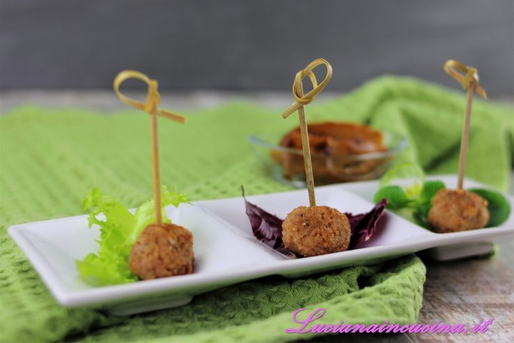 Polpettine fritte al bambù