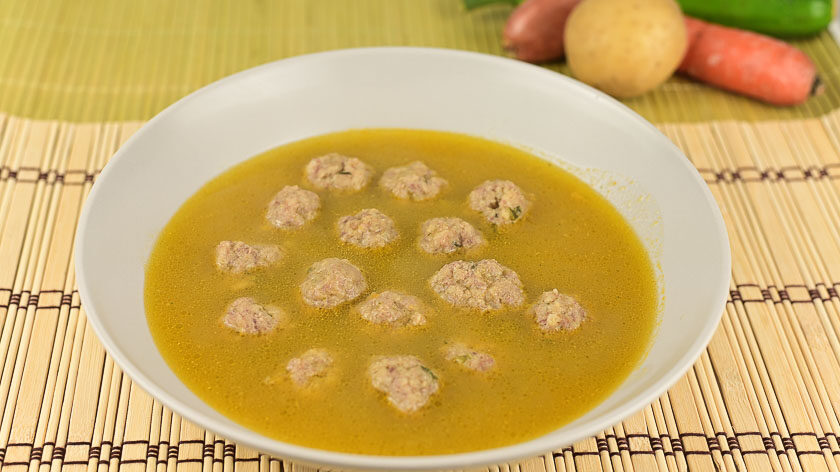 Polpettine in brodo