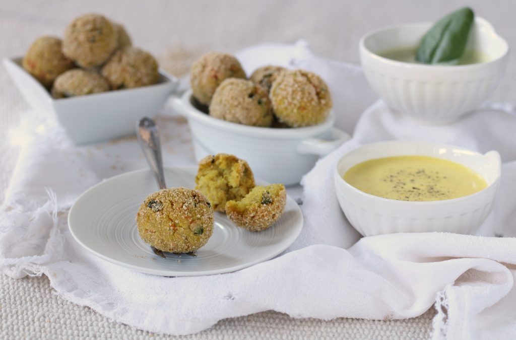 Polpettine veg di quinoa zucca e zucchine