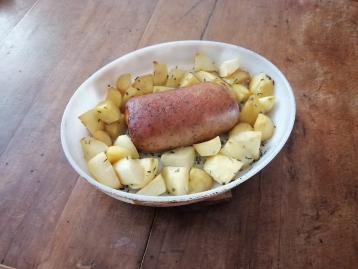 Polpettone al forno con patate