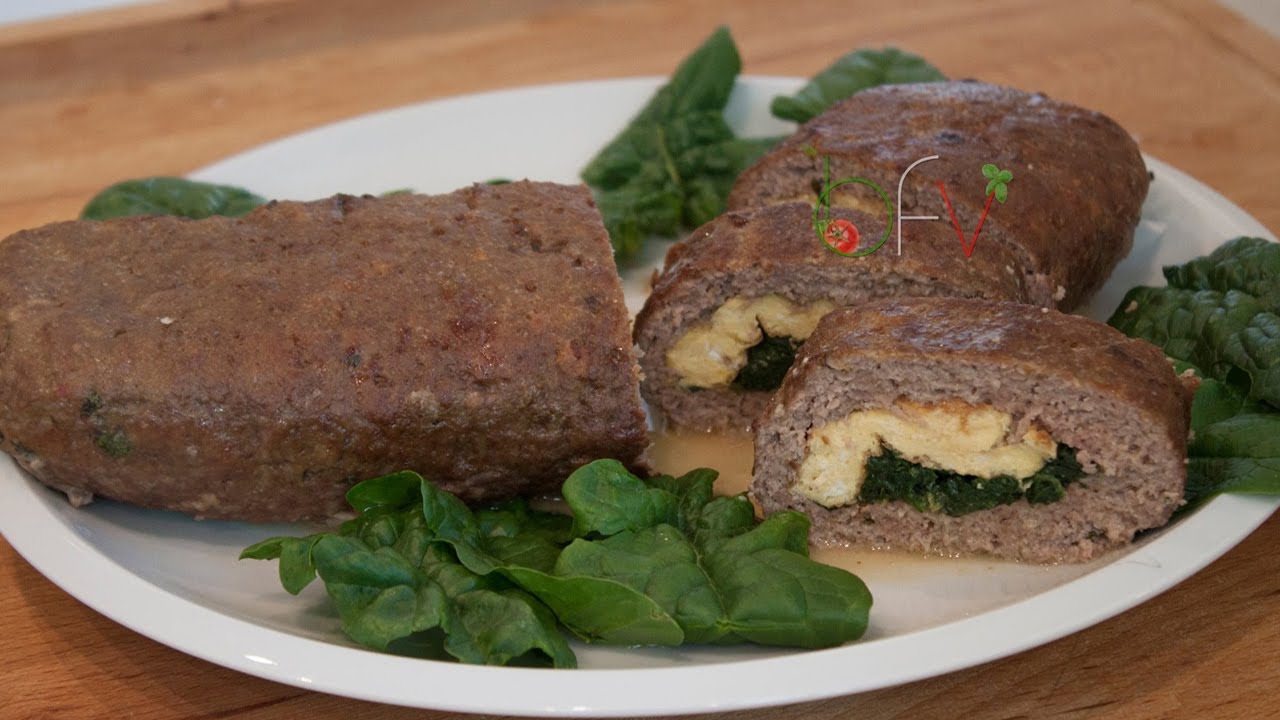 Polpettone al forno farcito [videoricetta]