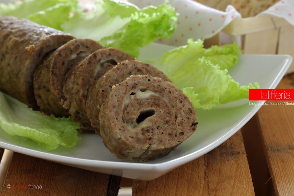 Polpettone con cuore filante con cottura al vapore
