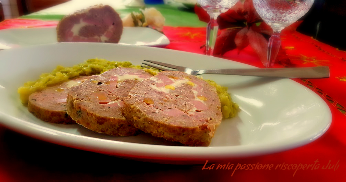 Polpettone con mortadella e sottilette