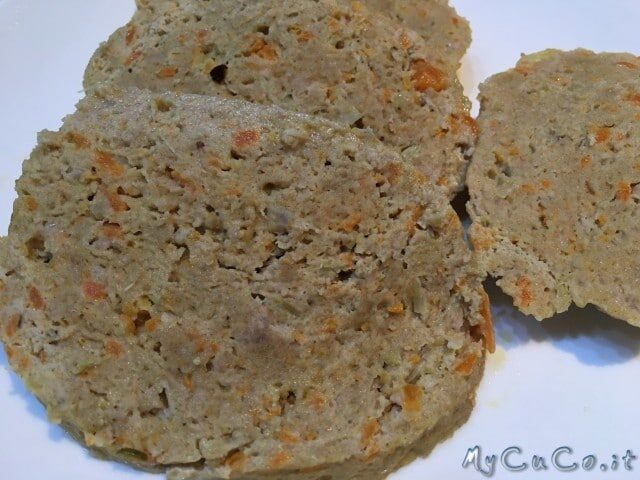 Polpettone di maiale con verdure col cuco