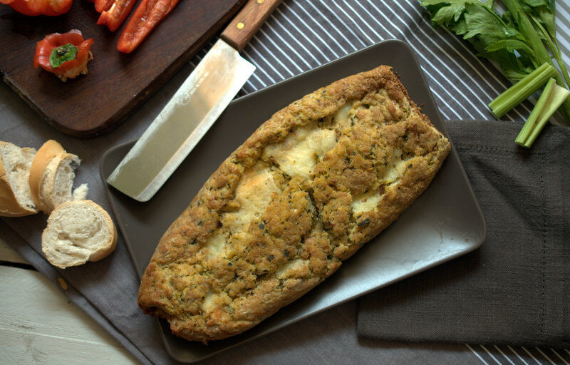 Polpettone di pane, zucchine & co.