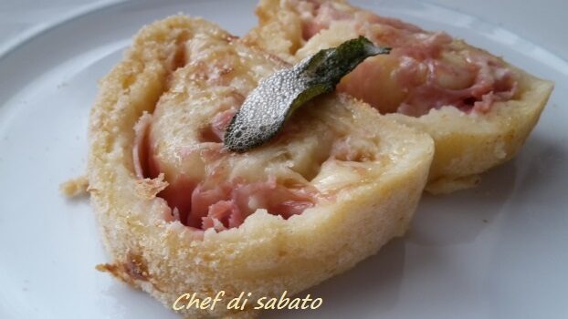 Polpettone di patate prosciutto e provola