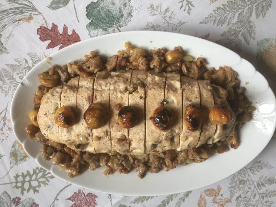 Polpettone di tacchino del thanksgiving day
