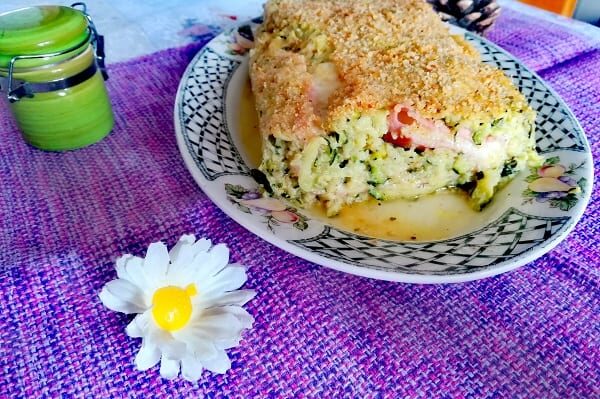 Polpettone di zucchine ripieno