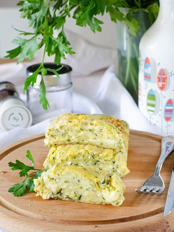 Polpettone di zucchine soffice e filante
