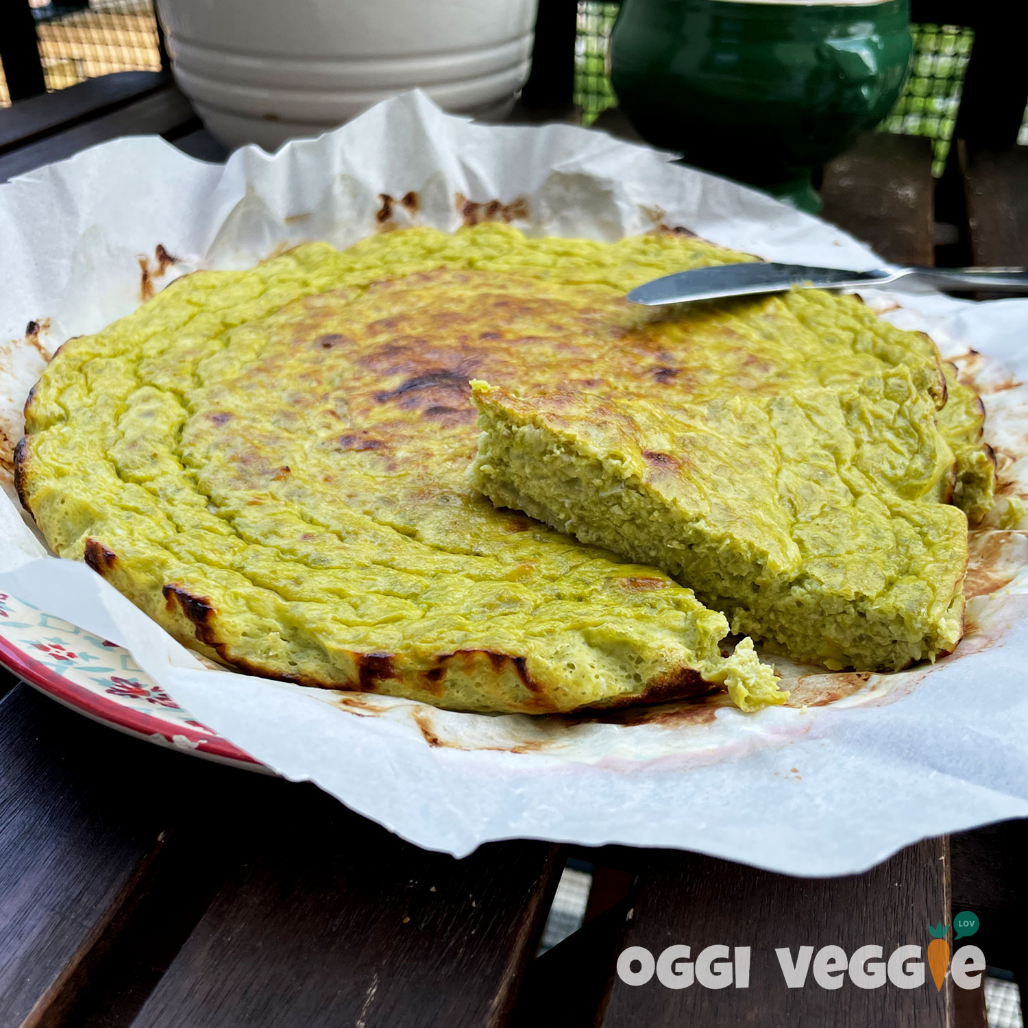 Polpettone fagiolini, cipolla e pecorino