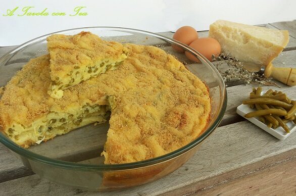 Polpettone genovese patate e fagiolini