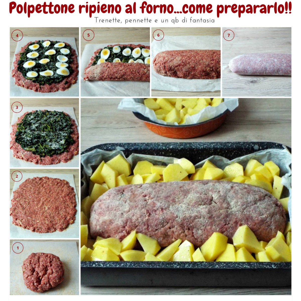Polpettone ripieno al forno..come prepararlo!