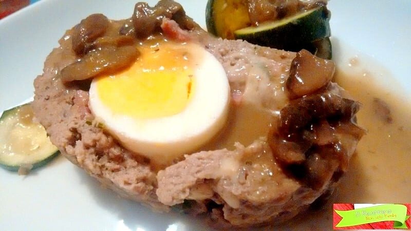 Polpettone senza glutine, con funghi e zucchine: ricetta bimby
