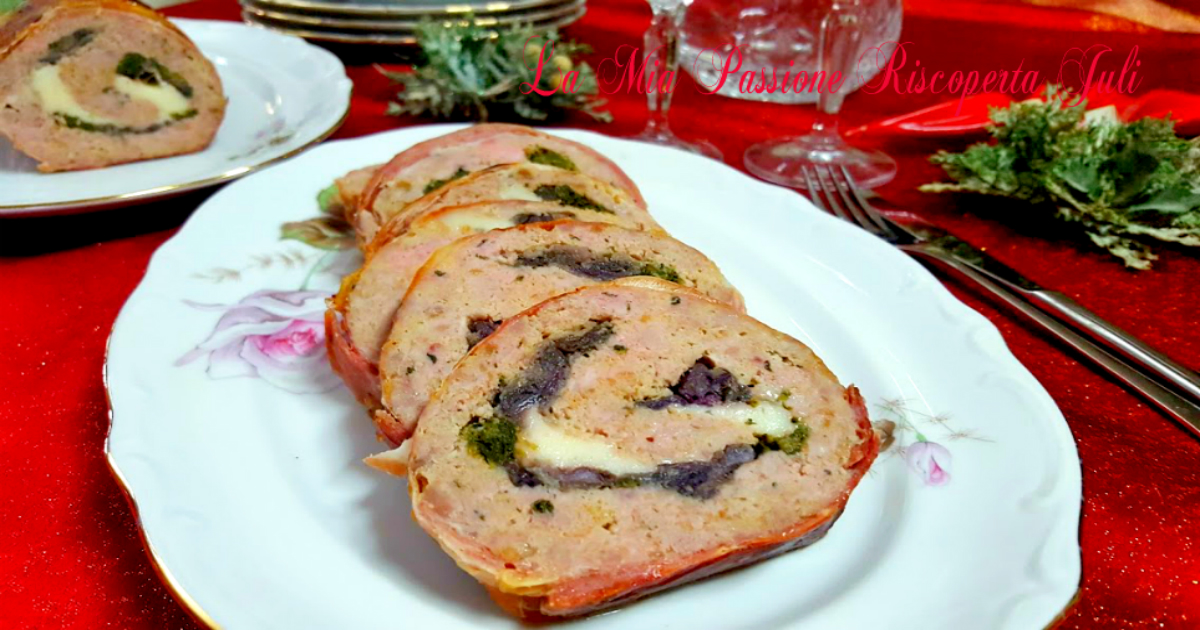 Polpettone spinaci e radicchio