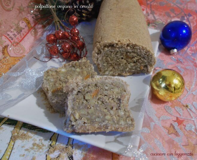 Polpettone vegano in crosta