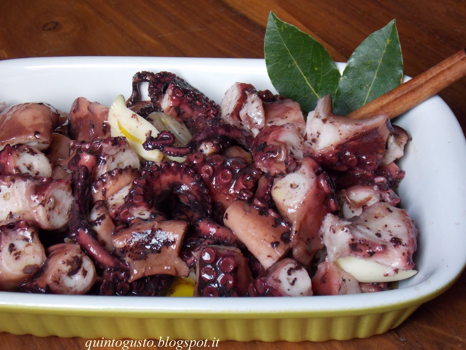 Polpo con aceto