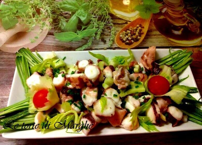 Polpo in insalata ottimo antipasto......