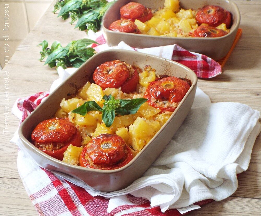 Pomodori con il riso alla romana.. ricetta della mamma!