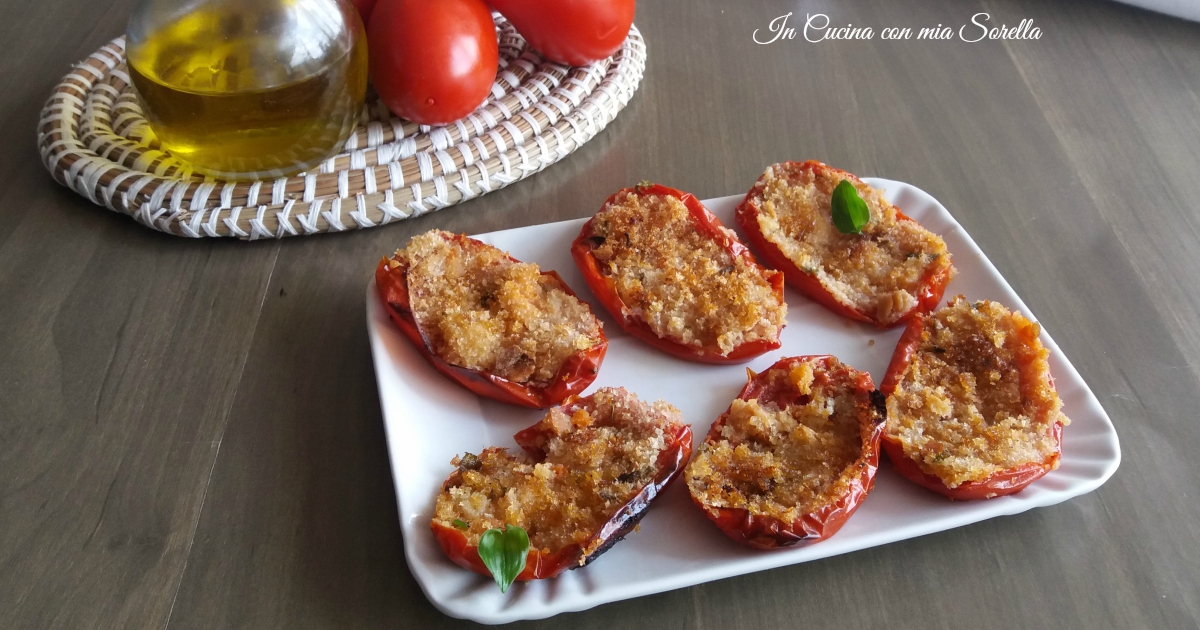 Pomodori gratinati al forno