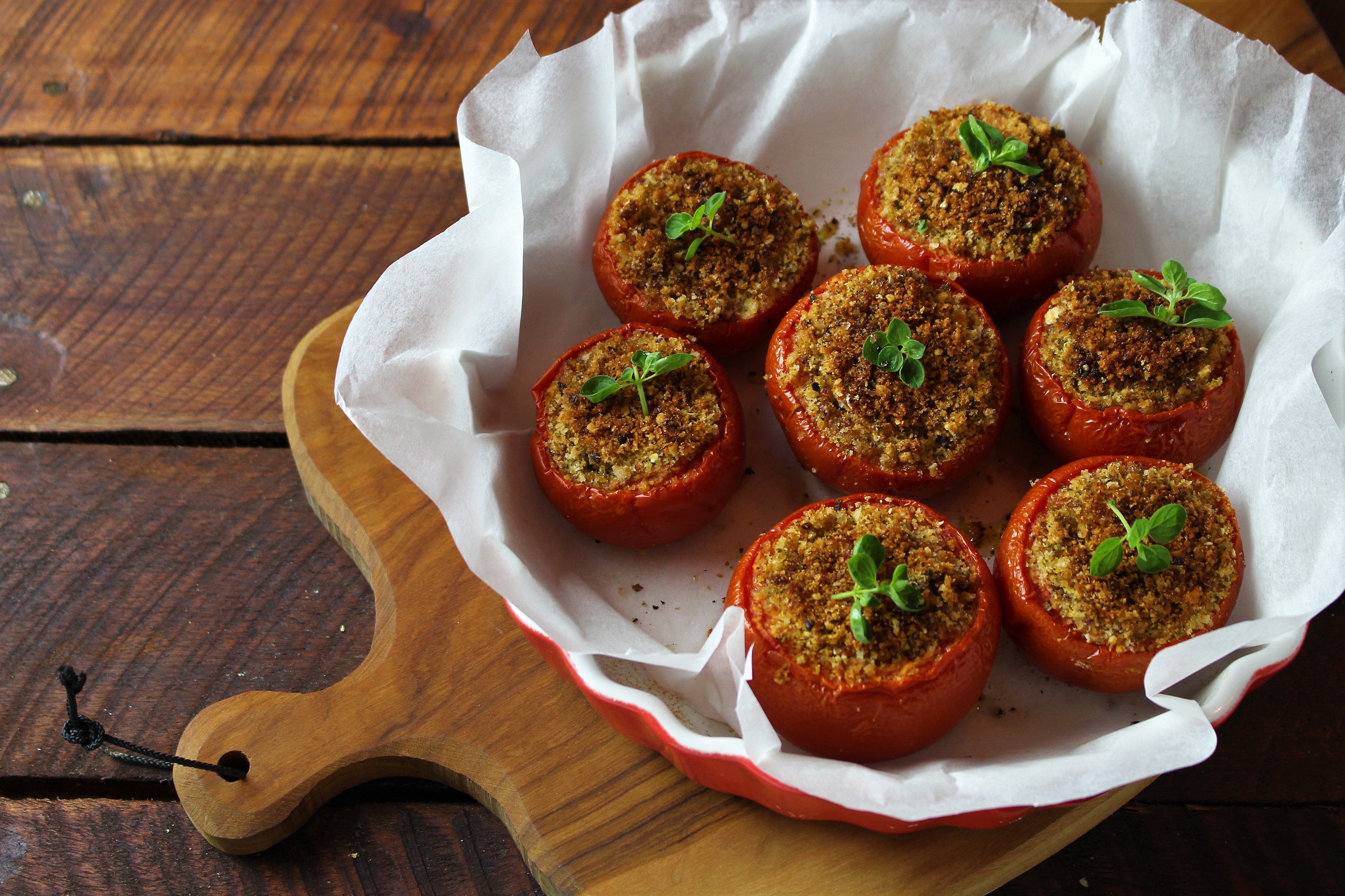 Pomodori gratinati – una ricetta facilissima!