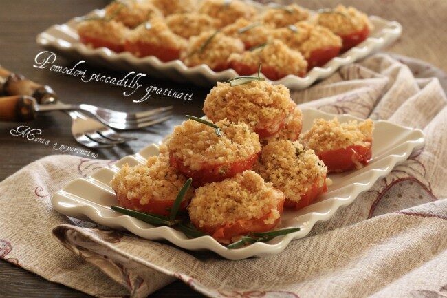 Pomodori piccadilly gratinati