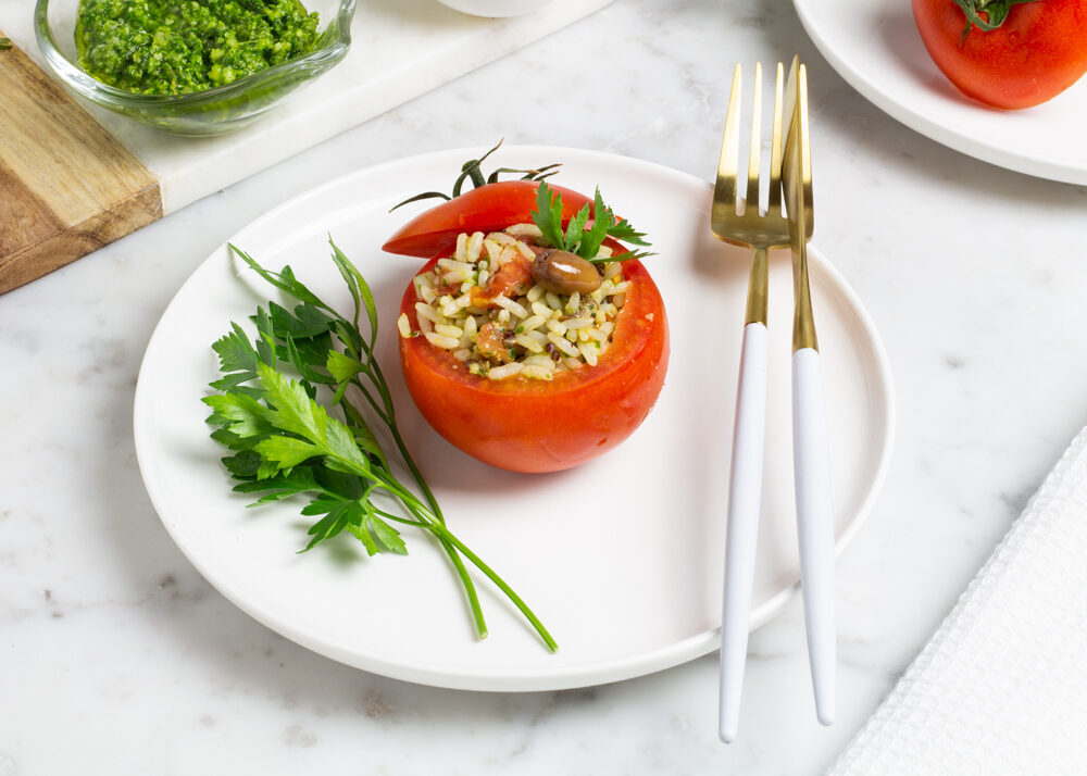 Pomodori ripieni di riso e quinoa