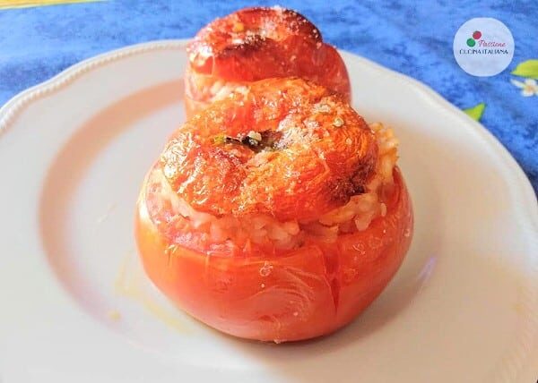 Pomodori ripieni di riso e tonno