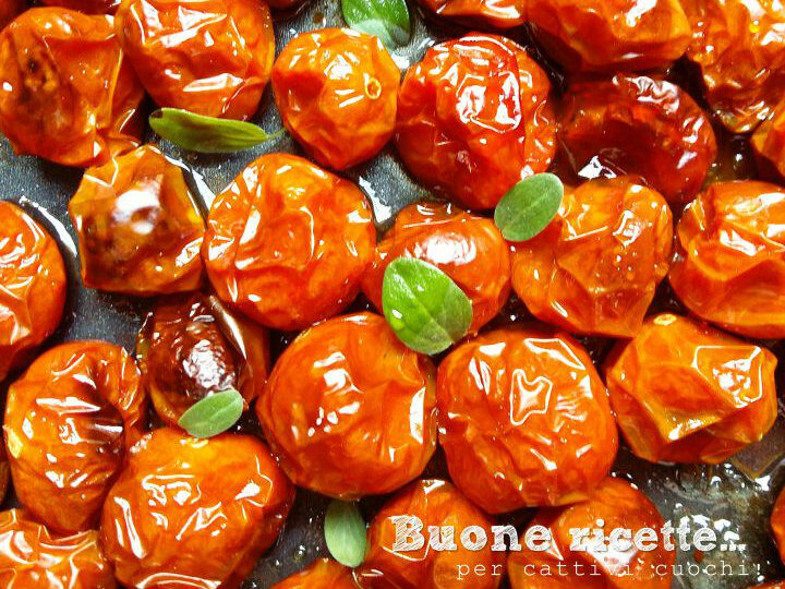 Pomodorini confit al forno