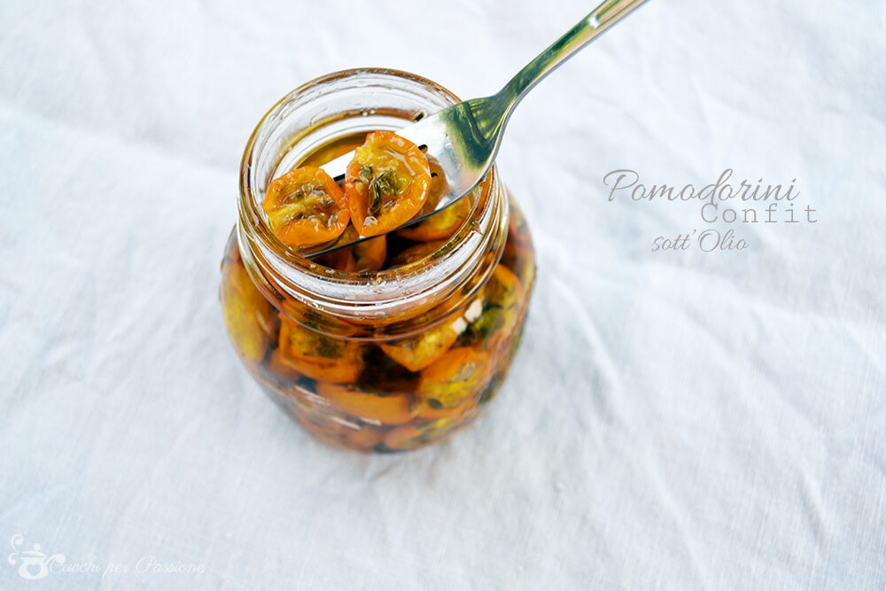 Pomodorini confit sott’olio