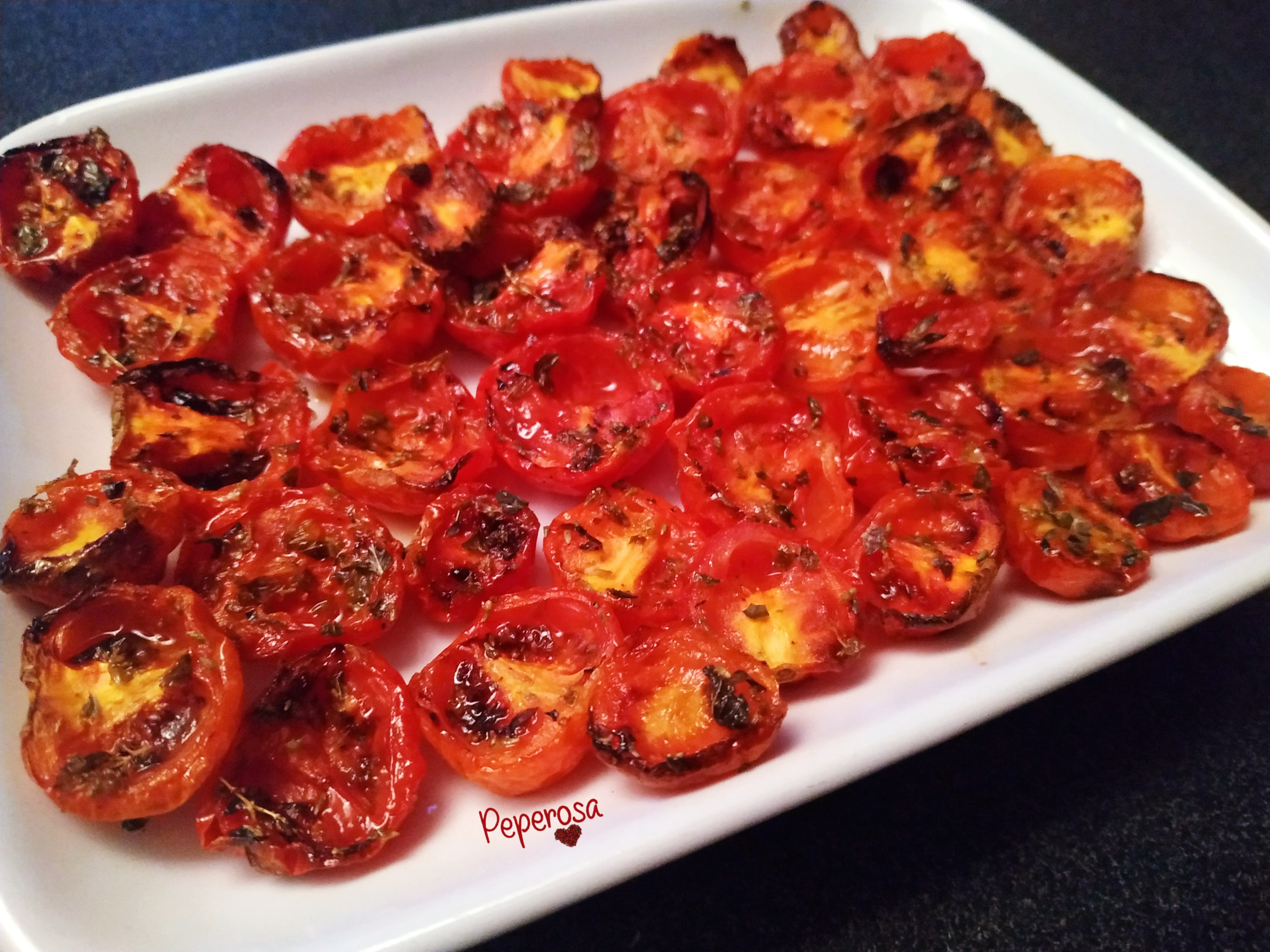 Pomodorini confit veloci in friggitrice ad aria