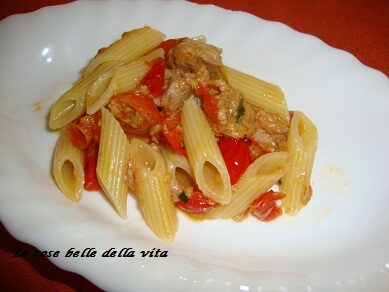 Pomodorini e tonno
