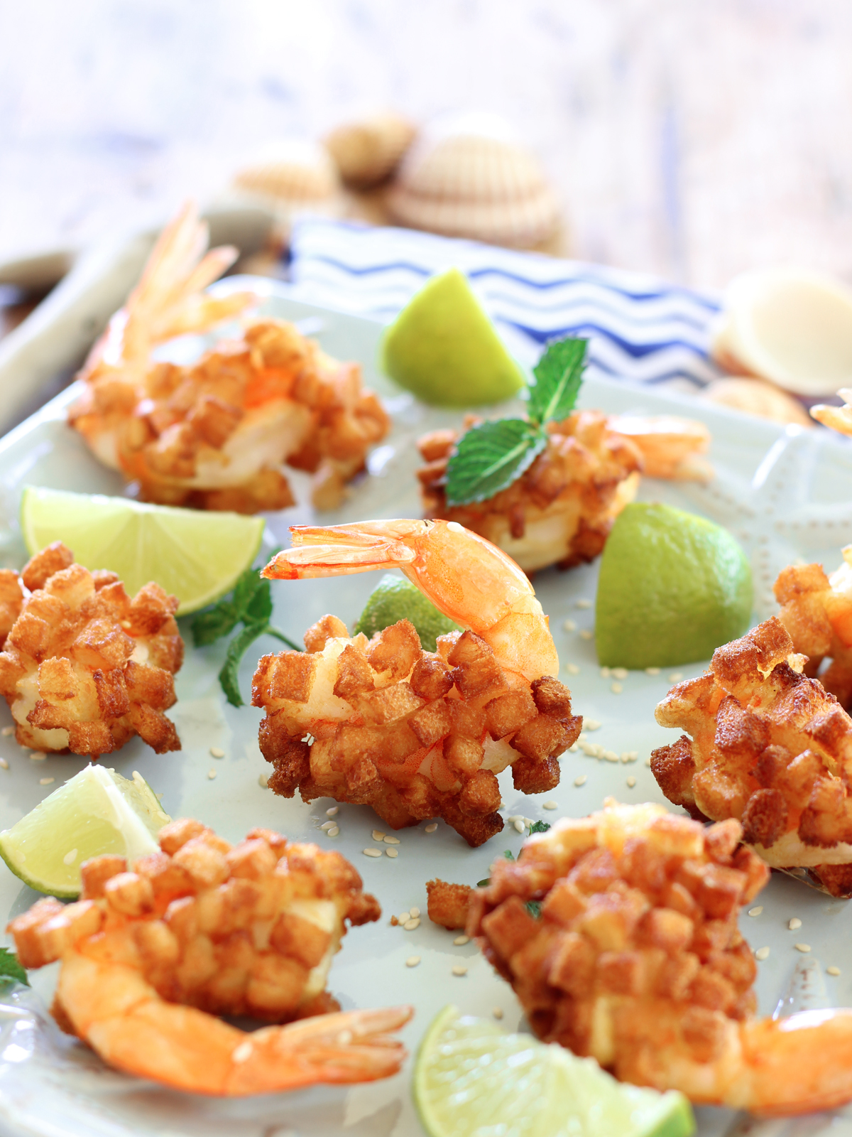 Popcorn di mazzancolle