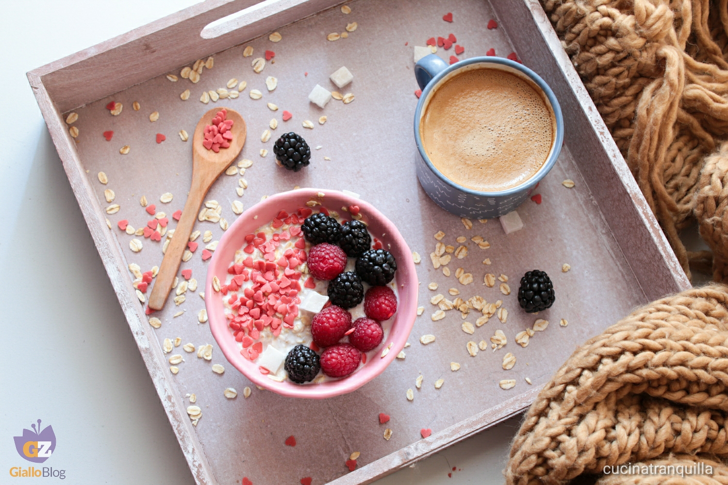 Porridge ai frutti di bosco