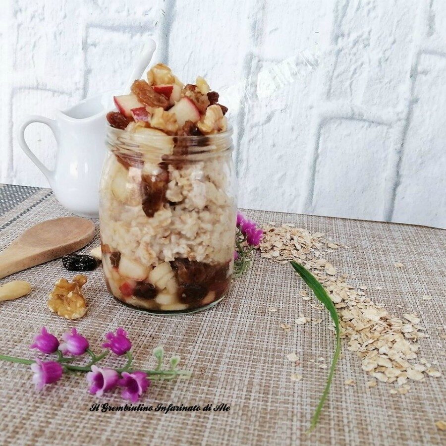 Porridge al sapore di strudel