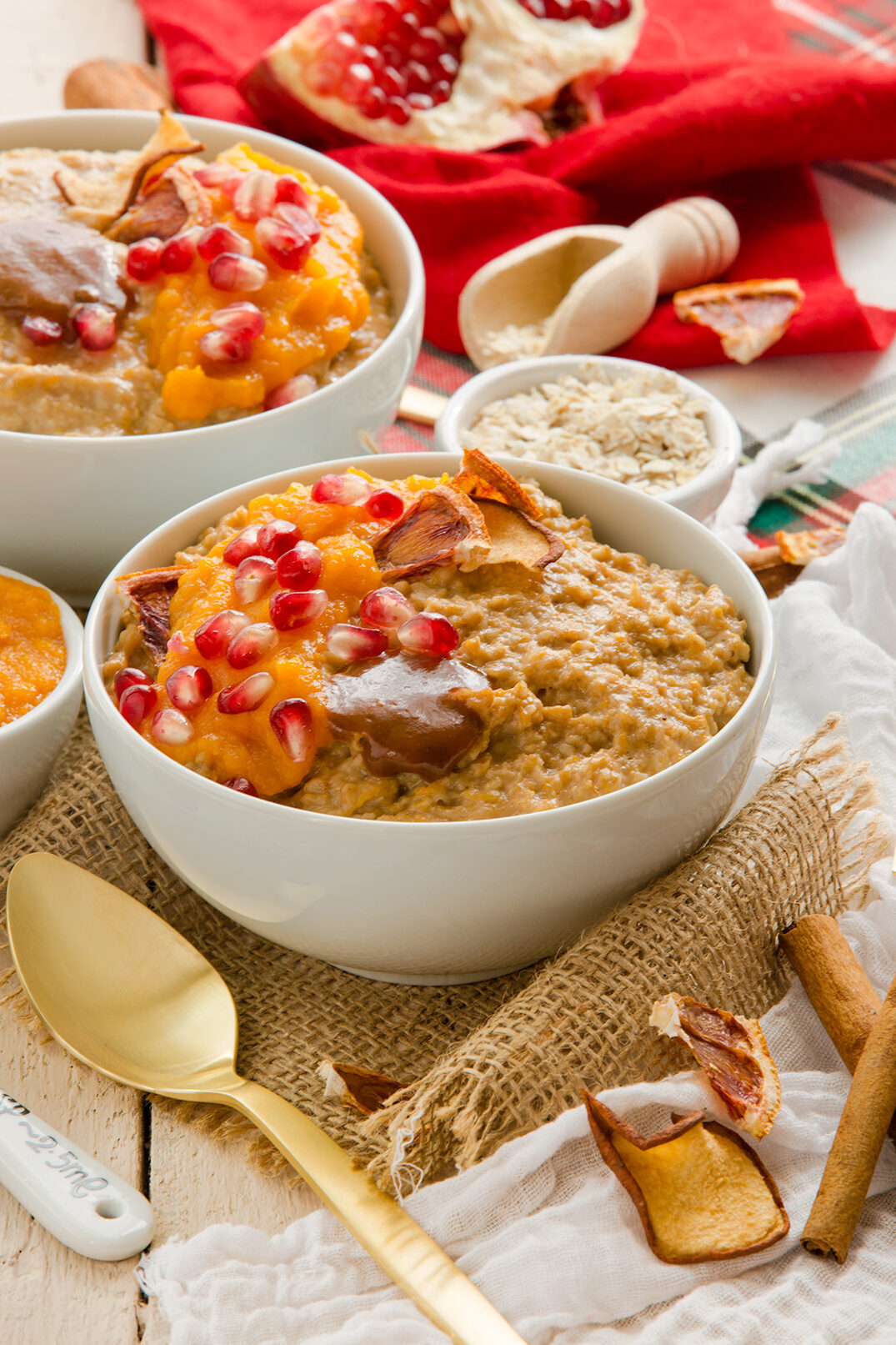 Porridge di avena alla zucca | pumpkin oatmeal