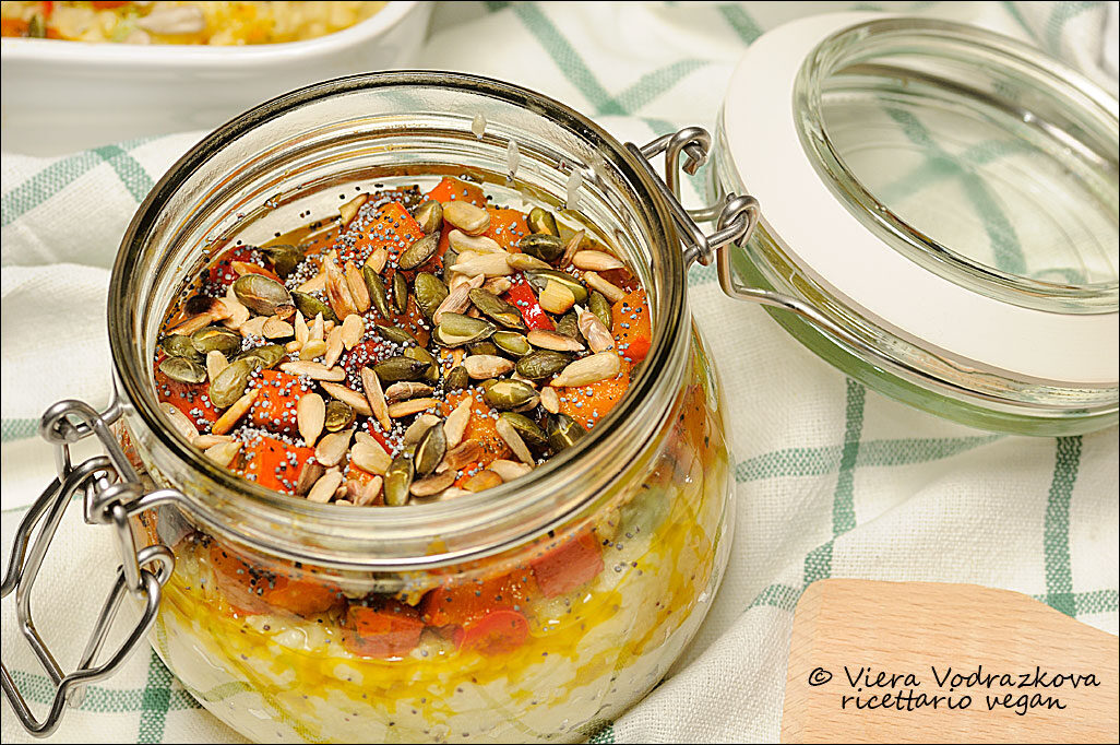 Porridge di miglio e zucca hokkaido gluten free