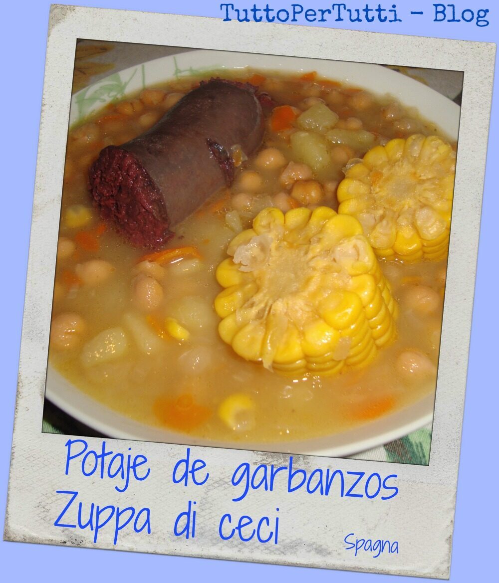 Potaje de garbanzos – zuppa di ceci – spagna