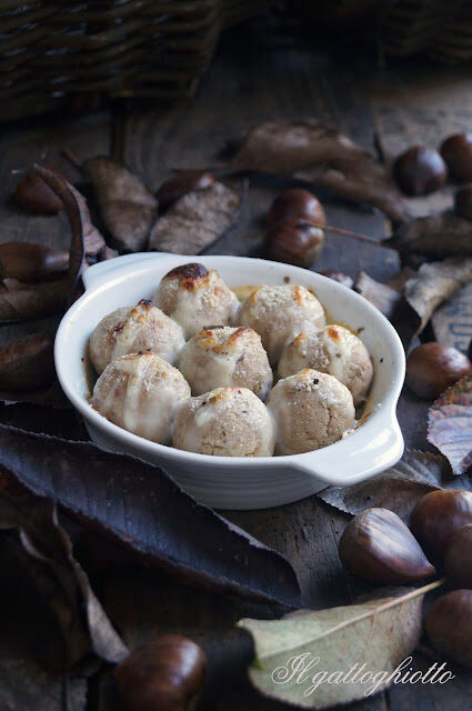 Praline di castagne allo speck