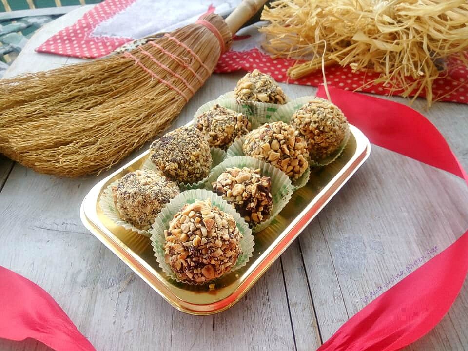 Praline di panettone con croccante
