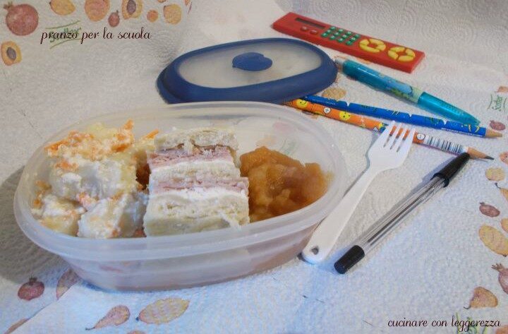 Pranzo per la scuola