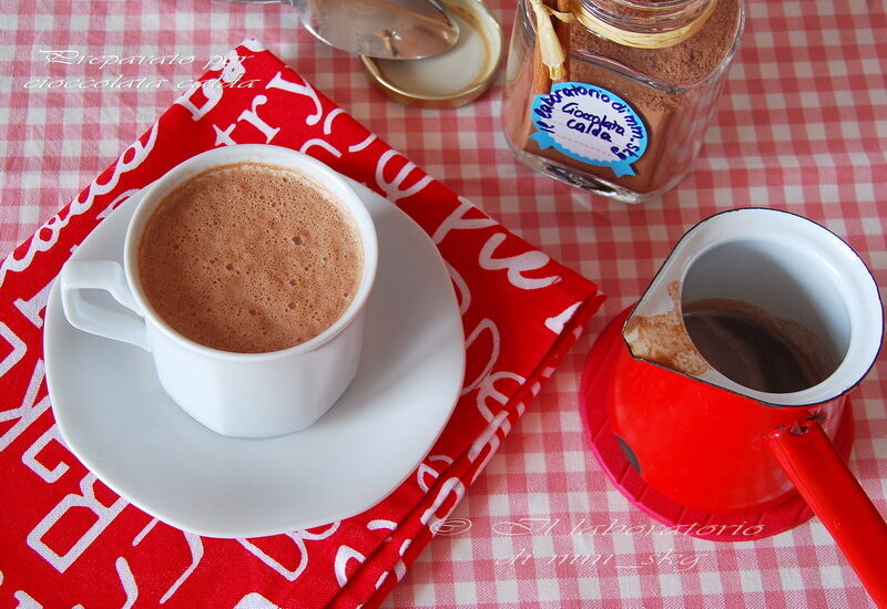 Preparato per cioccolata calda