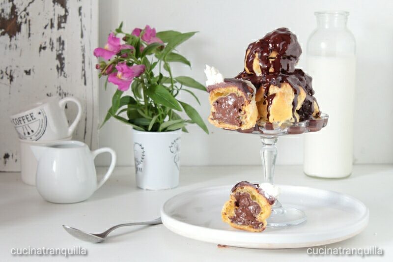 Profiteroles al cioccolato