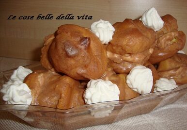 Profitterol al cioccolato
