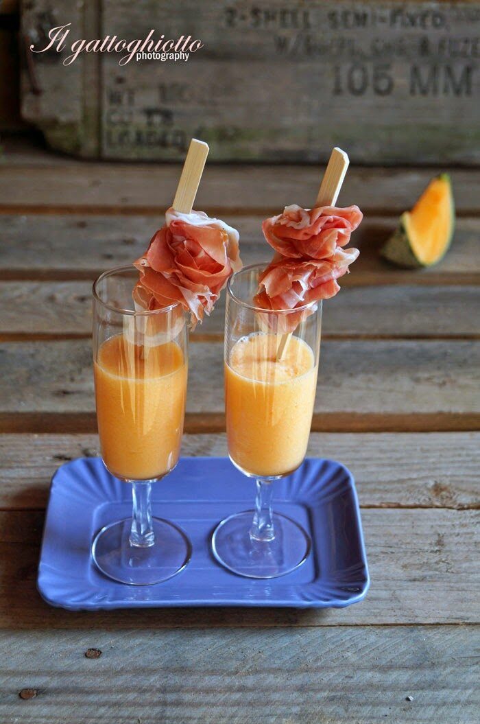Prosciutto e melone chic per lo speciale buffet